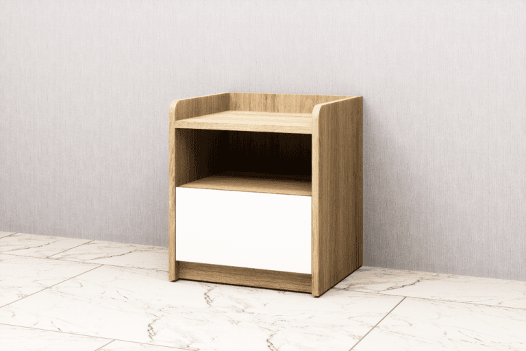 Táp đầu giường bo góc hộc kéo dưới BT-48