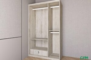 Tủ áo nhỏ 3 cánh mẫu 2 BT-148
