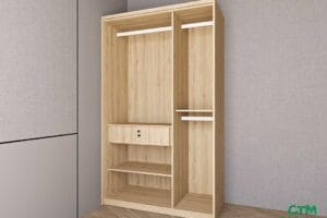 Tủ áo nhỏ 3 cánh mẫu 3 BT-48