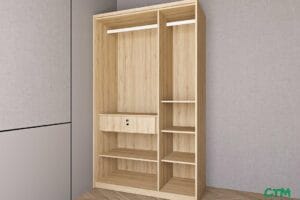 Tủ áo nhỏ 3 cánh mẫu 5 BT-48