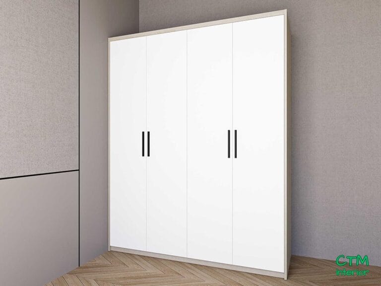 Tủ áo trung 4 cánh mẫu 0 BT-12