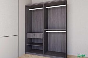 Tủ áo trung 4 cánh mẫu 3 BT-15