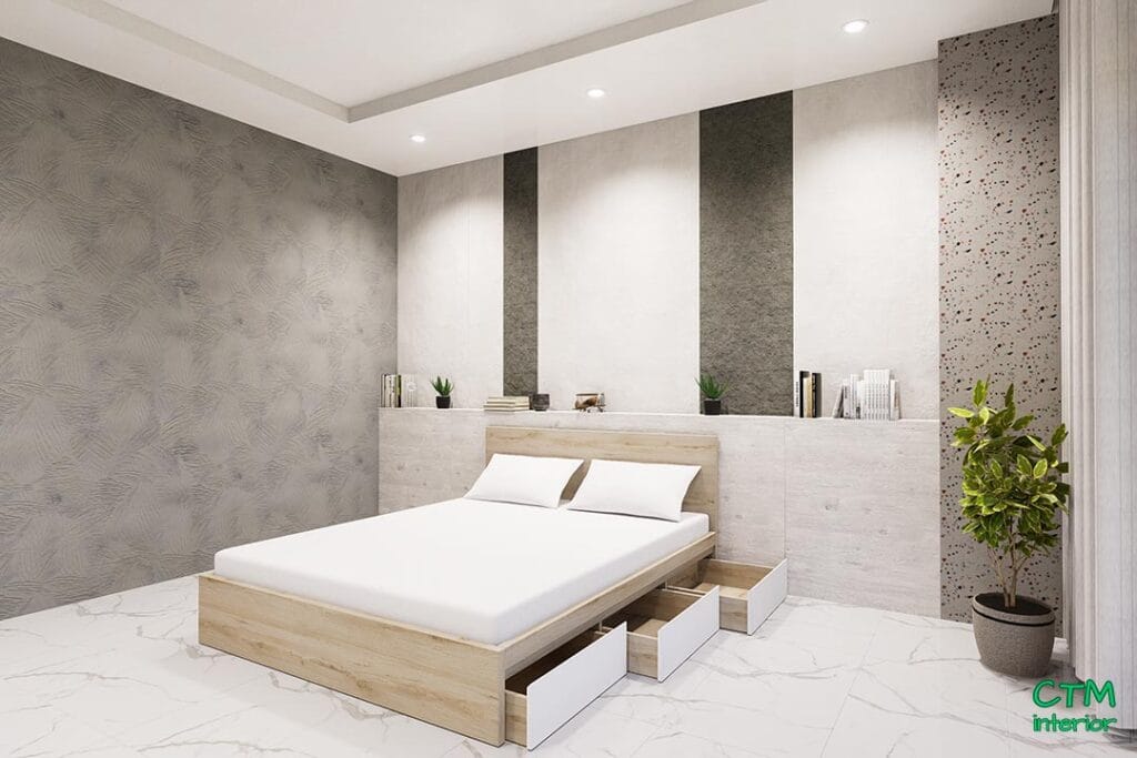 Giường hộc kéo bên phải BT-156