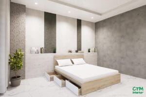 Giường hộc kéo bên trái BT-156