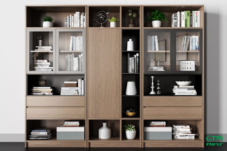 Tủ Kệ Sách Đẹp – Đa Dạng Mẫu Mã, Thiết Kế Tinh Tế