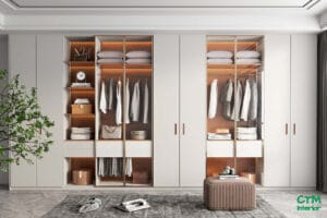 Tủ Gỗ Công Nghiệp Đựng Quần Áo – Bền Đẹp, Giá Tốt