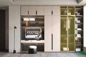 Tủ Quần Áo Âm Tường Gỗ Công Nghiệp – Tối Ưu Diện Tích