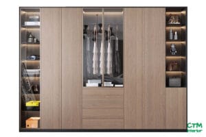 Tủ Quần Áo Gỗ Công Nghiệp MDF – Bền Đẹp, Chống Ẩm