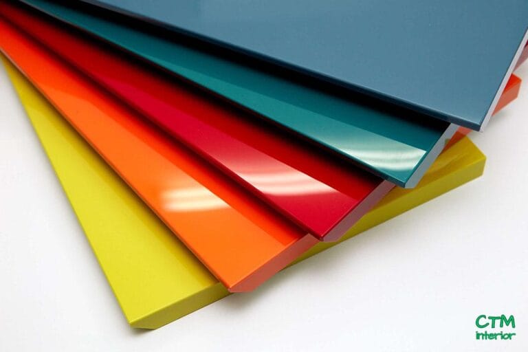 Acrylic bóng gương nhiều màu sắc