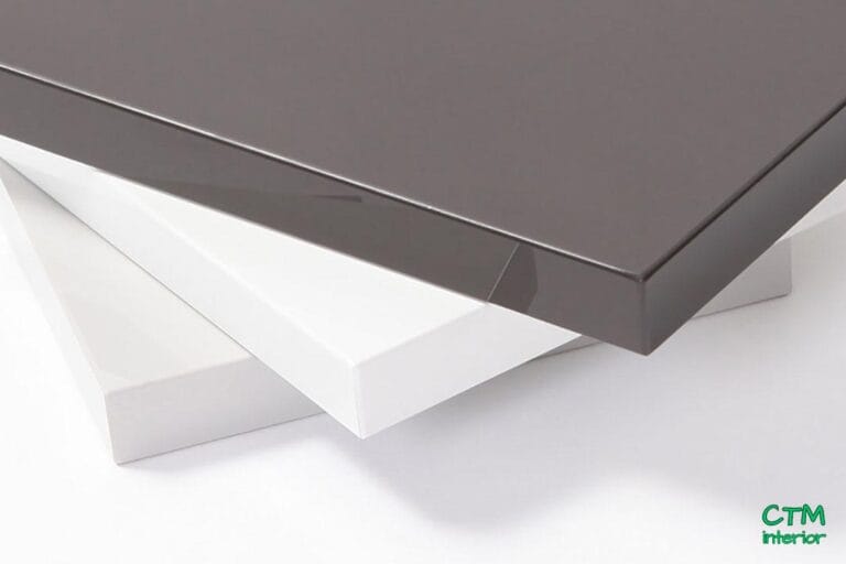 Gỗ MDF phủ Acrylic hoàn thiện